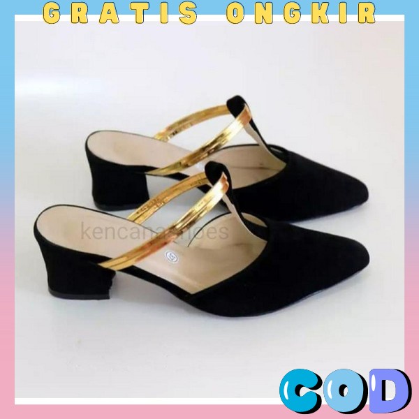 Haihils Bridesmaid Higheels Pesta Hak Tahu Murah Heel Tunangan Simple Elegant Hills Import Premium H