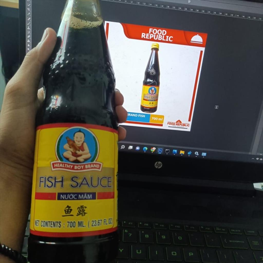 Healthy Boy Brand Fish Sauce Nuoc Mam 700 ml Kecap Ikan Thailand