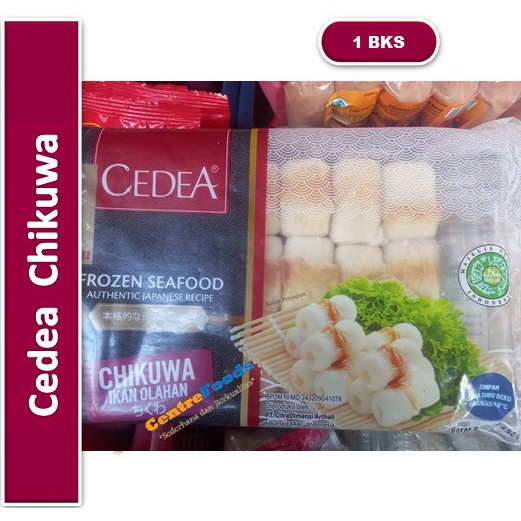 

Ikan Olahan - Chikuwa Cedea | 250gr [ Harga Per PACK ]