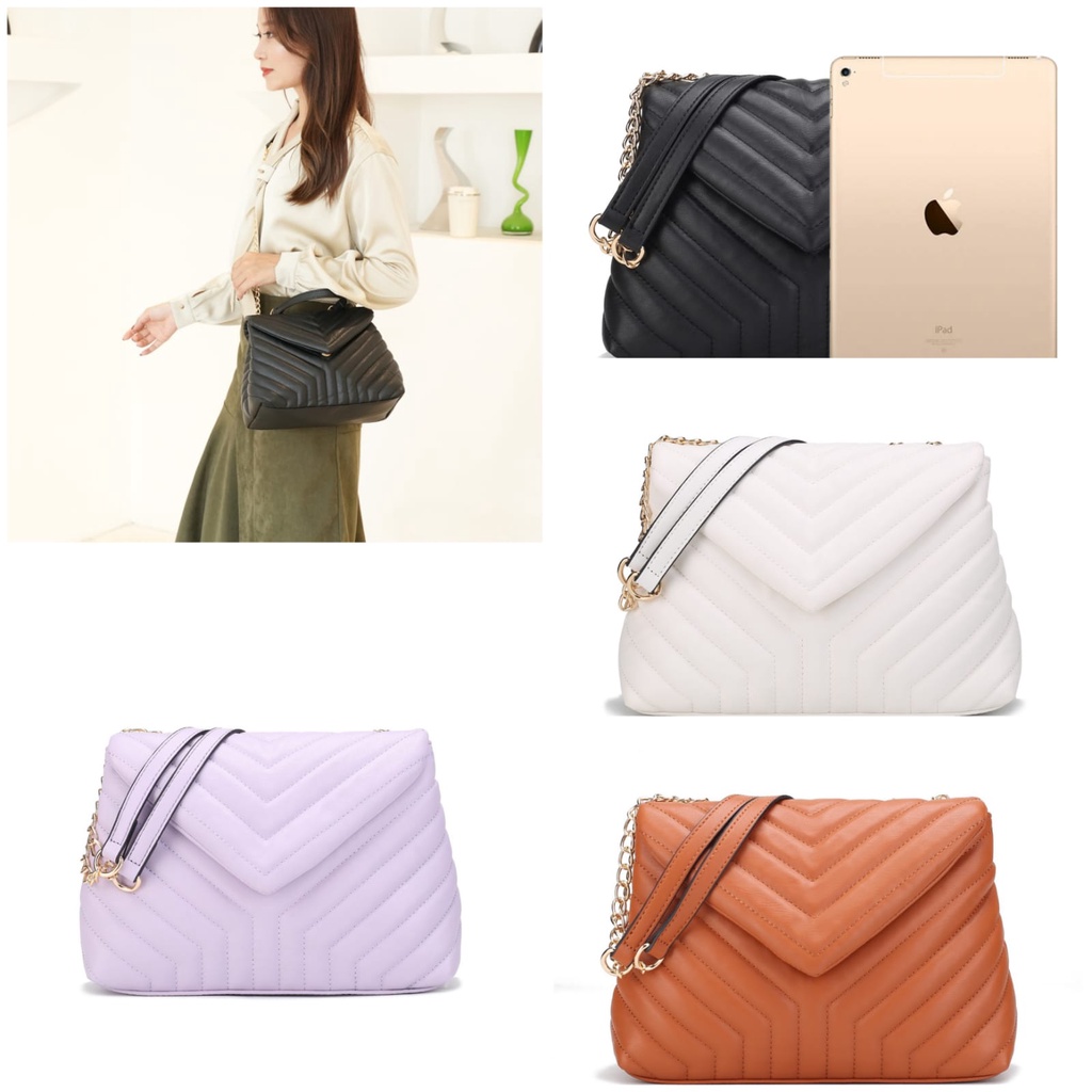 [Buy 1 Get 1] Tas Selempang wanita Sling Bag Tas Bahu Wanita Everest Premium Import #204