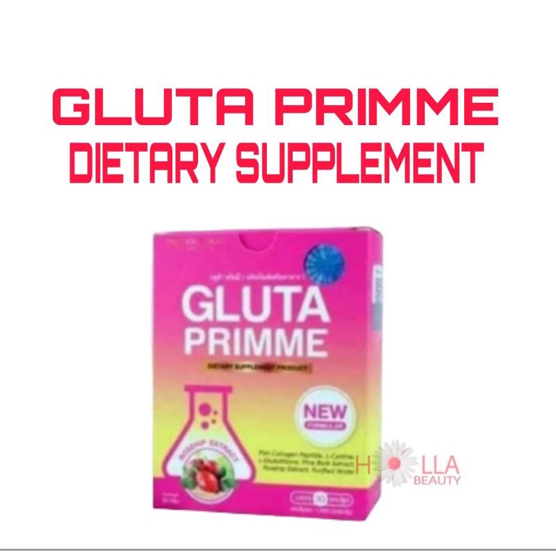 GLUTA PRIMME Dietary Supplement Precious Skin 30kapsul / Collagen / Suplemen Kecantikan