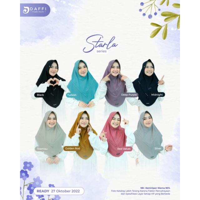 Jual PAKAIAN BUSANA MUSLIM WANITA HIJAB DAILY STARLA BY DAFFI