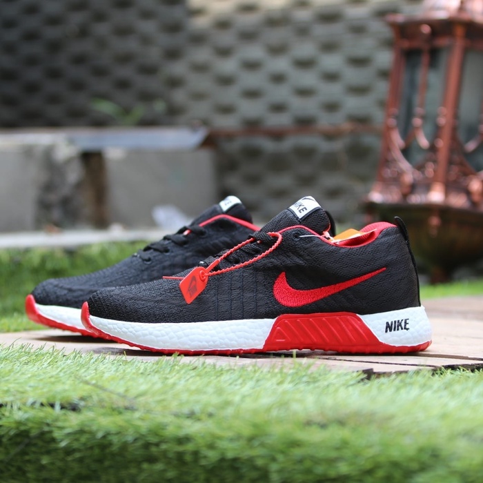 Sepatu nike fly flyknite zoom import sneakers 39 - 44 hitam merah