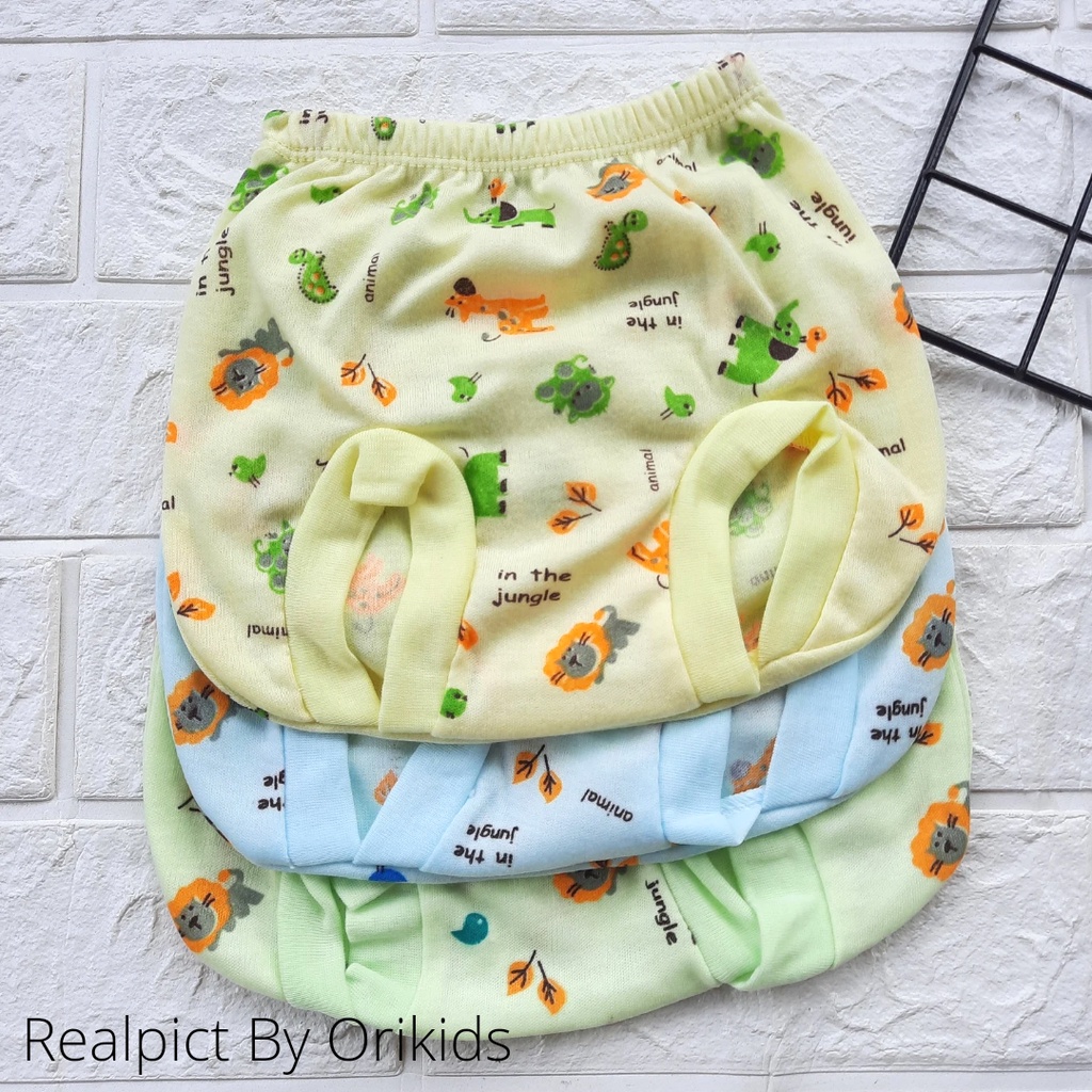 3 PCS Celana Kacamata Bayi 0 6 Bulan Lusinan Laki-Laki Perempuan Motif Murah Tebal