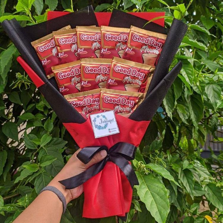 

Pesan disini--Buket Kopi Good Day Mocacinno bingkisan Snack Ulang Tahun/Ultah/ Wisuda/Hadiah Pacar