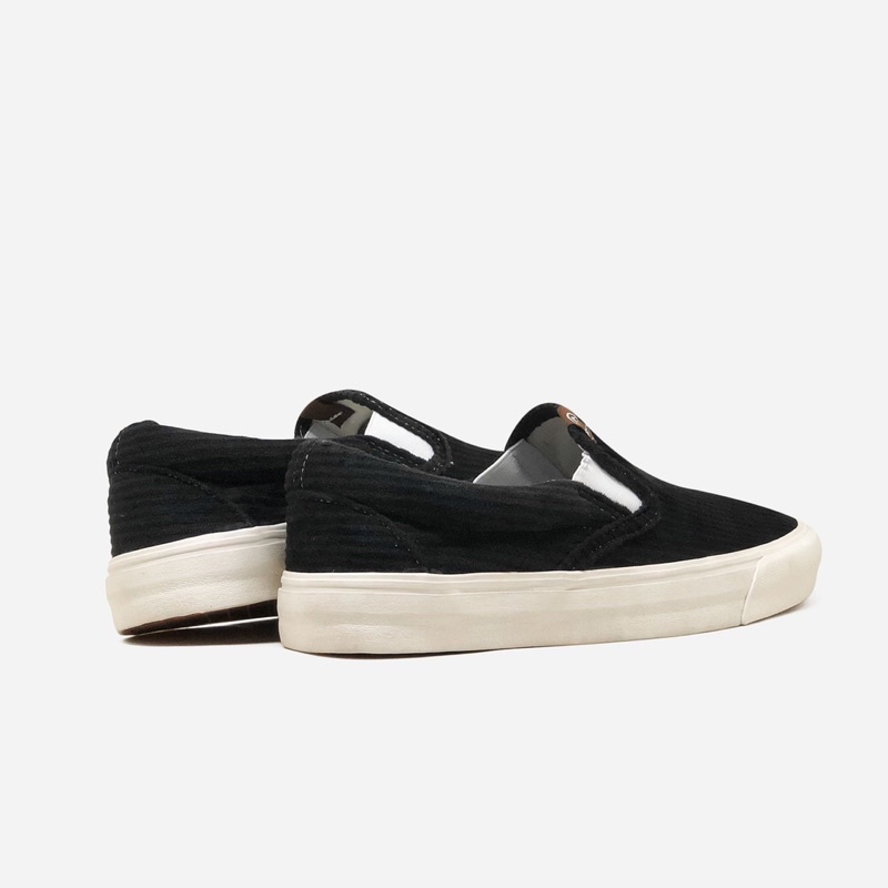 BRULEE PROJECT - SLIP ON CORDUROY BLACK WHITE