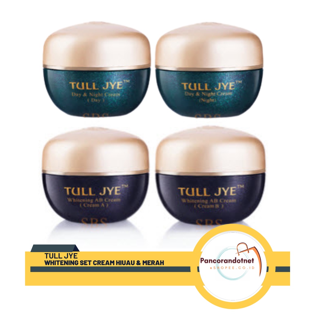 Tull Jye whitening cream set  ( Krim Siang Malam )