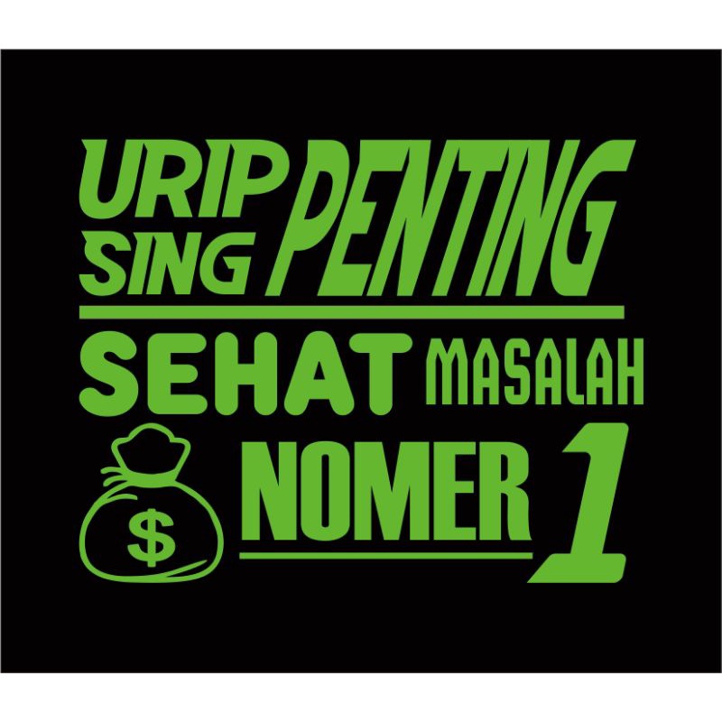 Stiker cutting kata2 motor mobil kaca