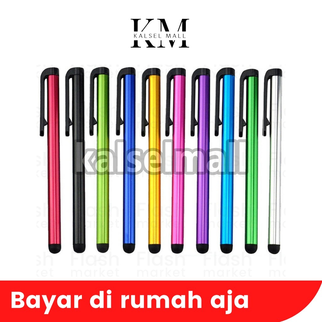 Stylus Pen Bisa Untuk Semua HP Tablet Universal Layar Sentuh Android Iphone Ipad IOS PC Staylus Pulpen Pena Pensil Sensitive Drawing Pen Stilus Smartphone Handphone HP Vivo Samsung Xiaomi Realme Oppo infinix Poco HP44