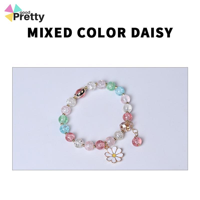 Gelang Rumbai Bunga Daisy Kristal Korea Wanita Gadis Gelang Perhiasan Aksesoris - PD