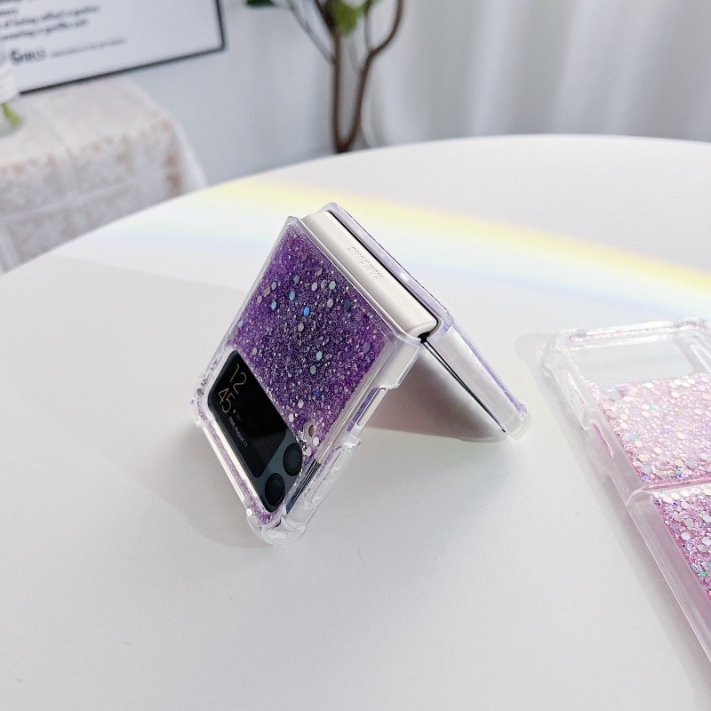 Casing Full Glitter Samsung Galaxy Z Flip 4 Z Flip 3 2  ZFlip 4 Zflip3 Zflip4 Flip4 Flip3 FLip2 Fold READYSTOCK [AVAILABLE BANYAK WARNA]