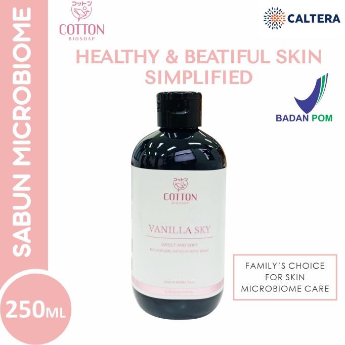 COTTON BIOSOAP MICROBIOME INFUSED BODY WASH VANILLA SKY (250 ML)