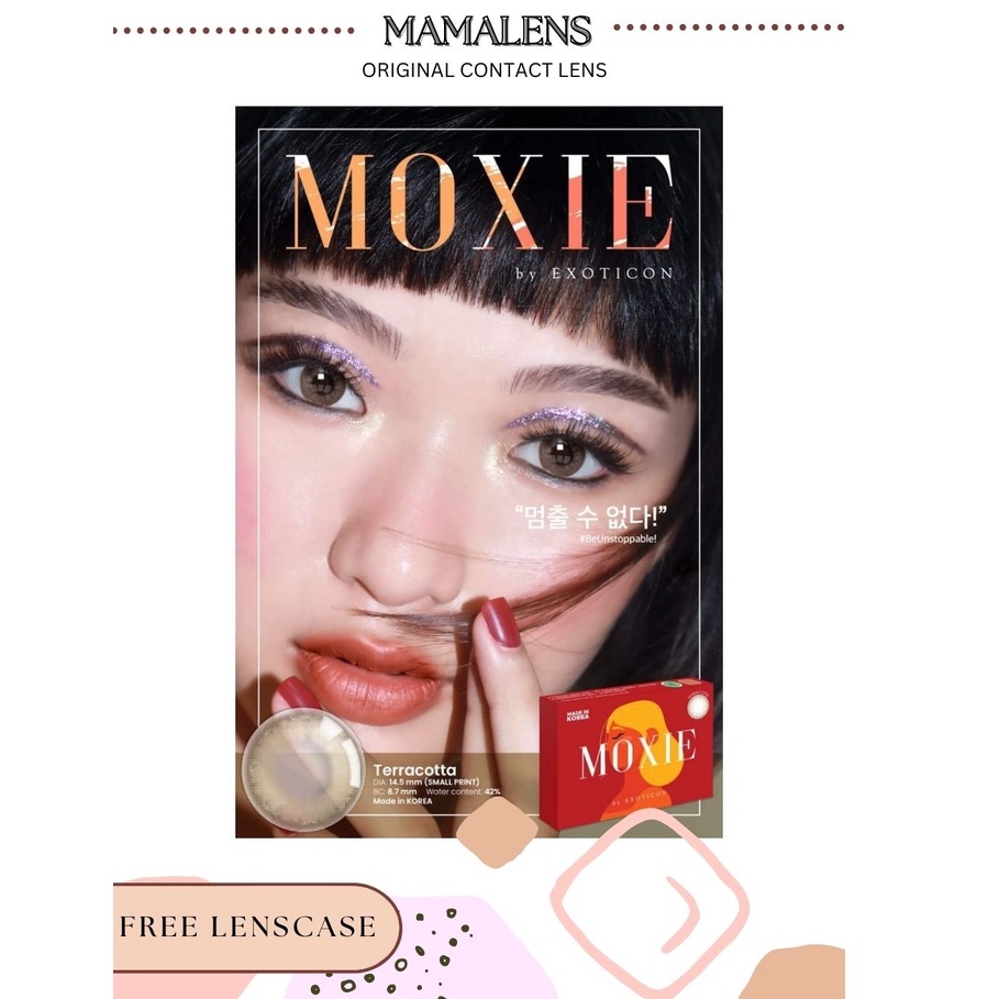 SOFTLENS X2 MOXIE DIA 14.5MM NORMAL &amp; MINUS -0.50 SD - 2.00 | FREE LENSCASE - MAMALENS