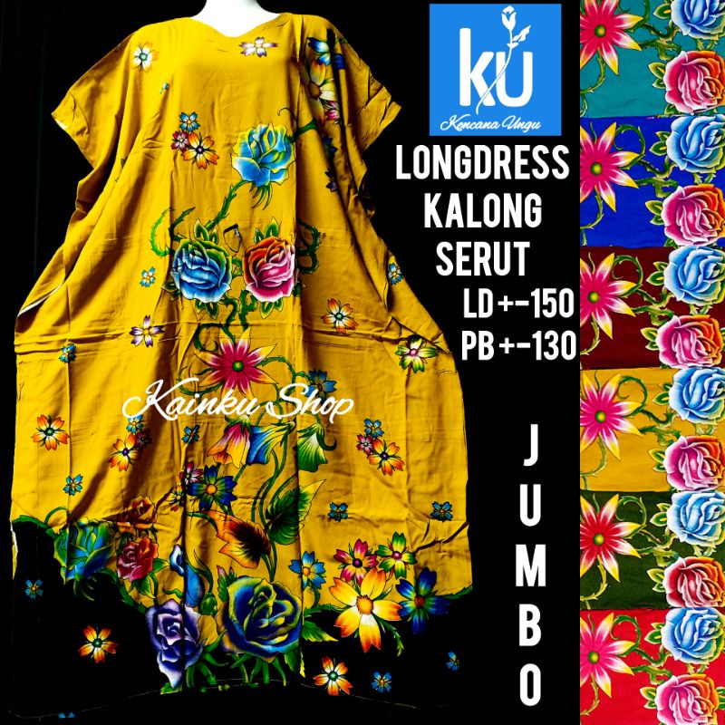 ❤️KU❤️ LONGDRESS KALONG SERUT DASTER KENCANA UNGU LABEL BIRU ORIGINAL KUB CANTIK GROSIR KALONG SEROT