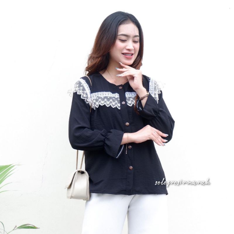 NAILA BLOUSE CRINCLE AIRFLOW