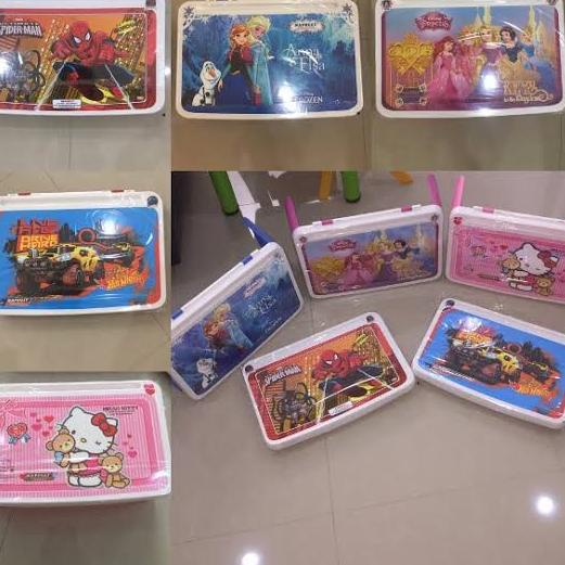 HOT Product MEJA BELAJAR PLASTIK NAPOLLY/MEJA LESEHAN ANAK NAPOLLY KARAKTER/LAPDESK NAPOLLY...BEST S