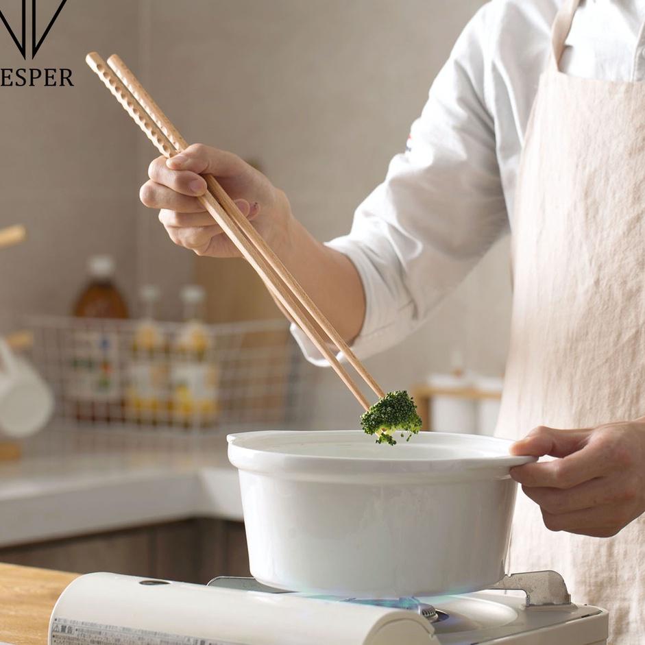 Spesial Edition--sumpit kayu panjang masak tumis bakmi hot pot / wooden long chopstick 33cm dan 42cm