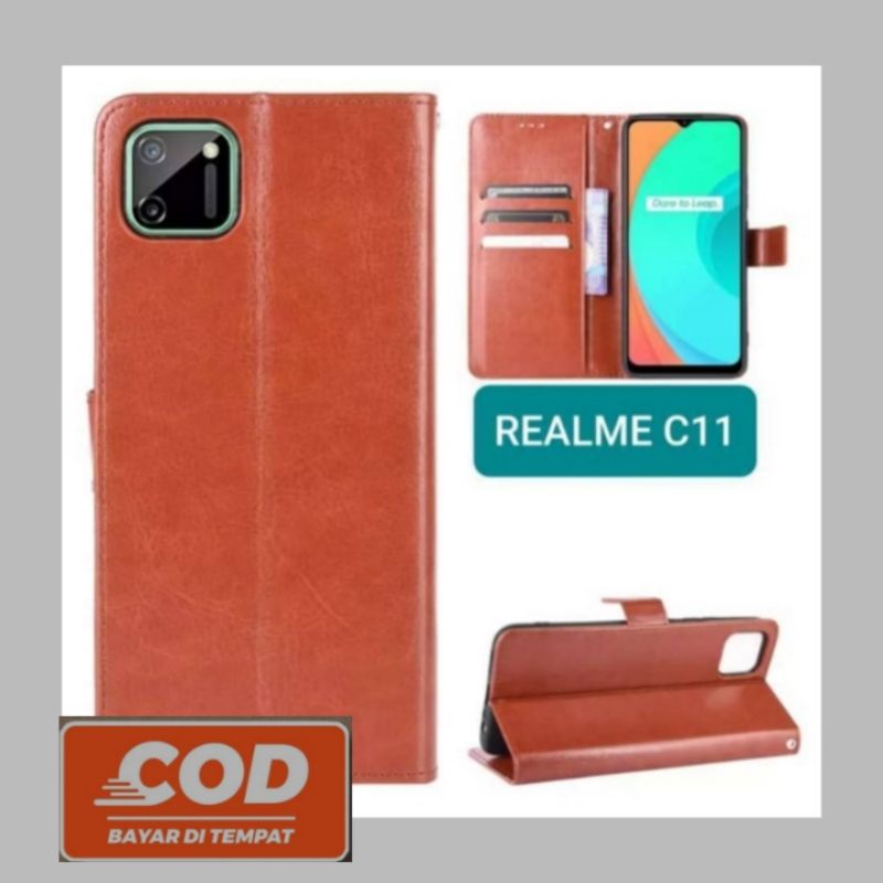 CASE DOMPET FLIP REALME C11