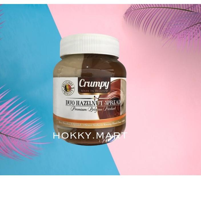 

BISA ✨COD✨ Selai Crumpy DUO HAZELNUT Spread 400gr / Selai kacang coklat Import / jam 