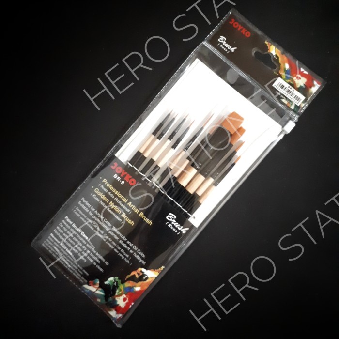 

Mudah Kuas Lukis Professional Artist Brush Joyko Br-9 Set 8 Pcs Diskon