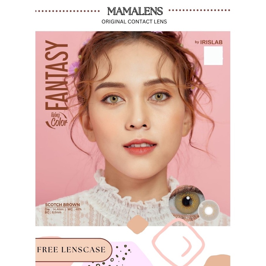 SOFTLENS FANTASY by IRISLAB DIA 14.4MM  MINUS -2.75 sd -6.00 | FREE LENSCASE - MAMALENS