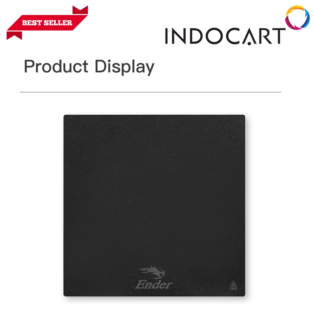 INDOCART PEI Printing Plate Kit 235x235x4mm Glass