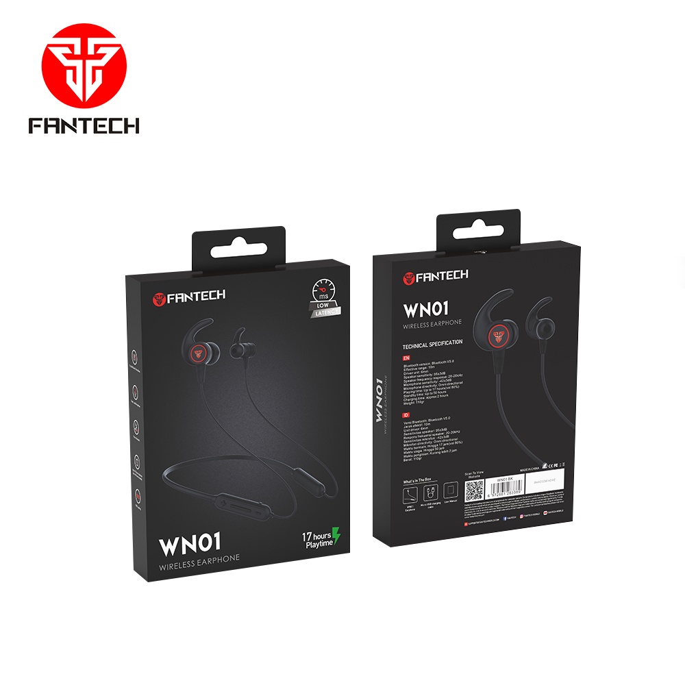 Fantech WN01 Wireless Bluetooth Earphone Low Latency
