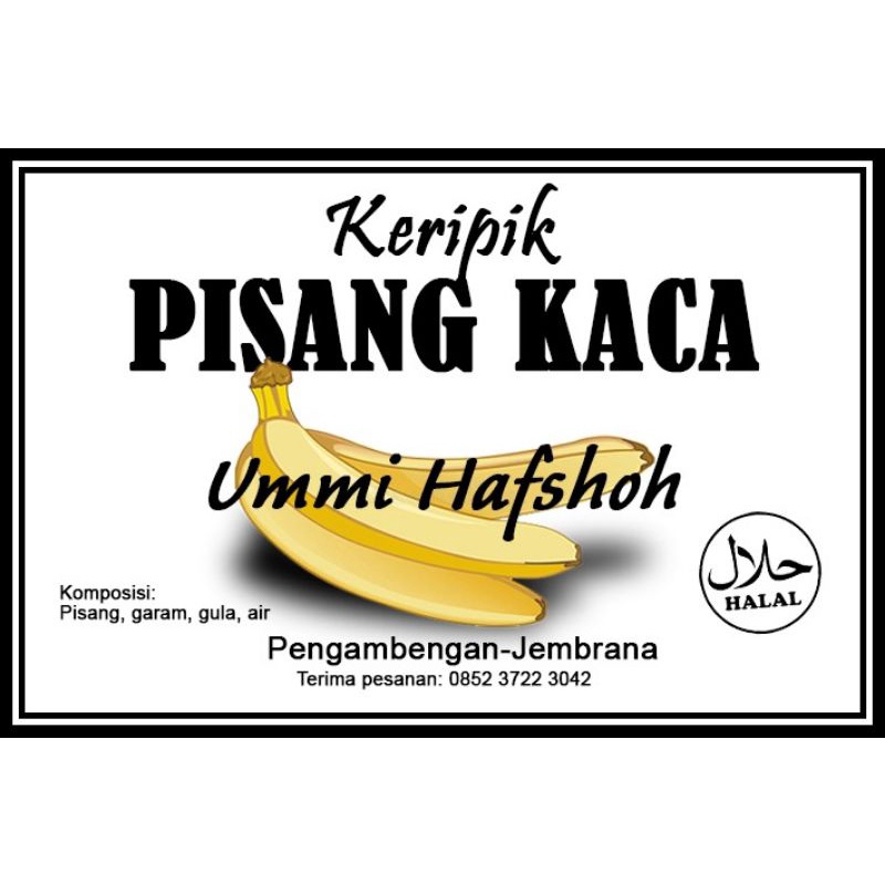 

keripik pisang kaca (ummi hafshoh)