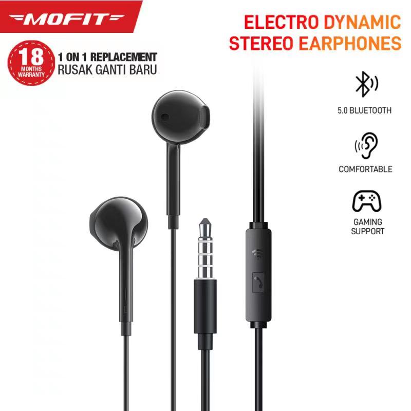 MOFIT MT-4 ELECTRO DYNAMIC In-Ear Headset Earphone Earbuds Headphone Stereo with Mic