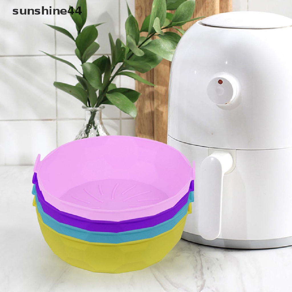 Sunshine 1Pc Loyang Air Fryer / Oven Bahan Silikon Ukuran 20Cm