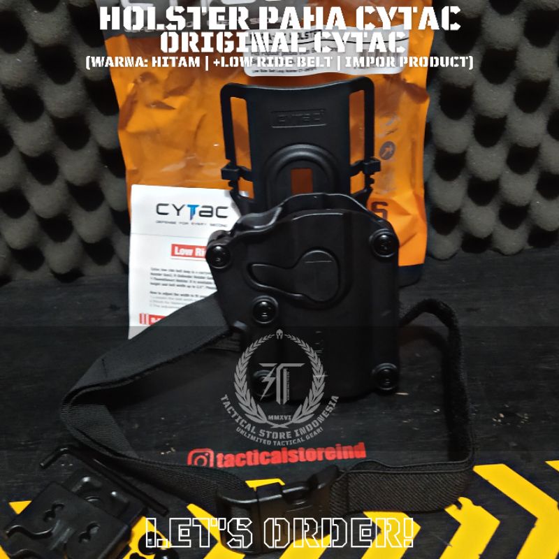 CYTAC Mega-fit Holster - Low Ride - Holster Paha Cytac