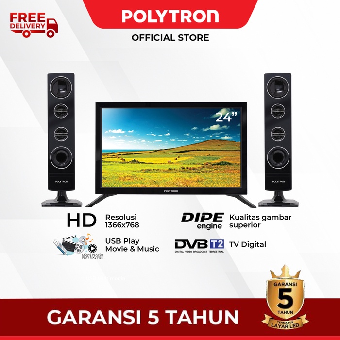 POLYTRON Cinemax Digital TV 24 inch PLD 24TV1855