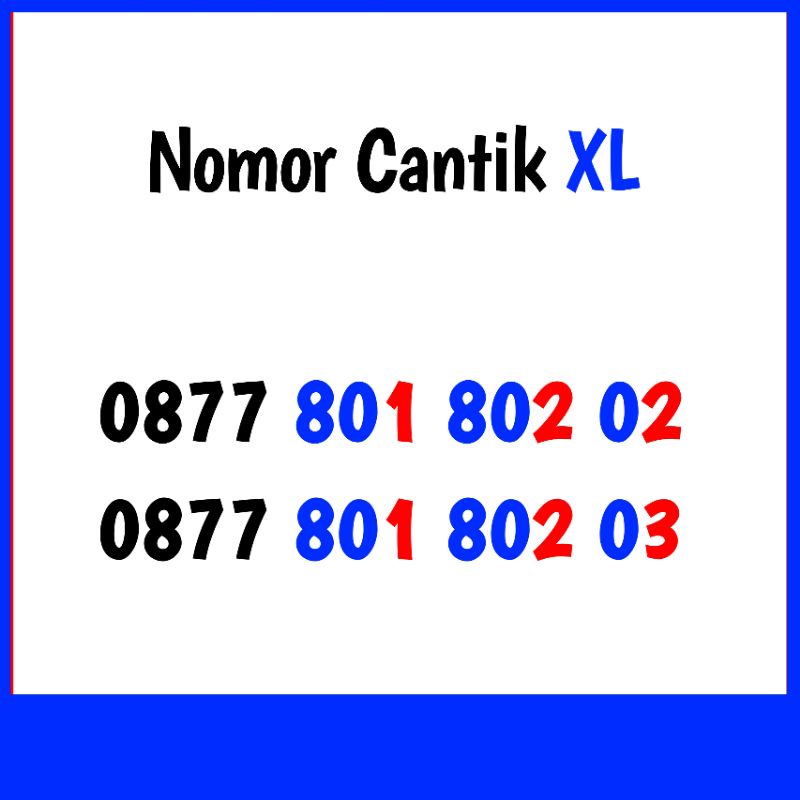 nomor cantik XL 1010