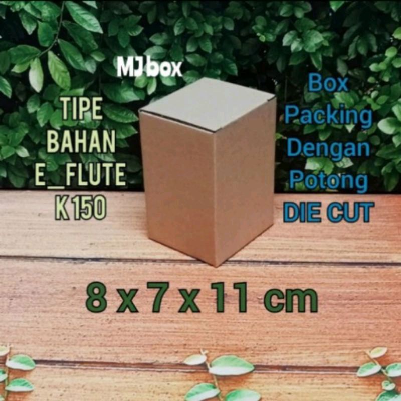 

kardus karton uk, 8x7x11 cm.. box corrugated die cut, untuk packing botol dll