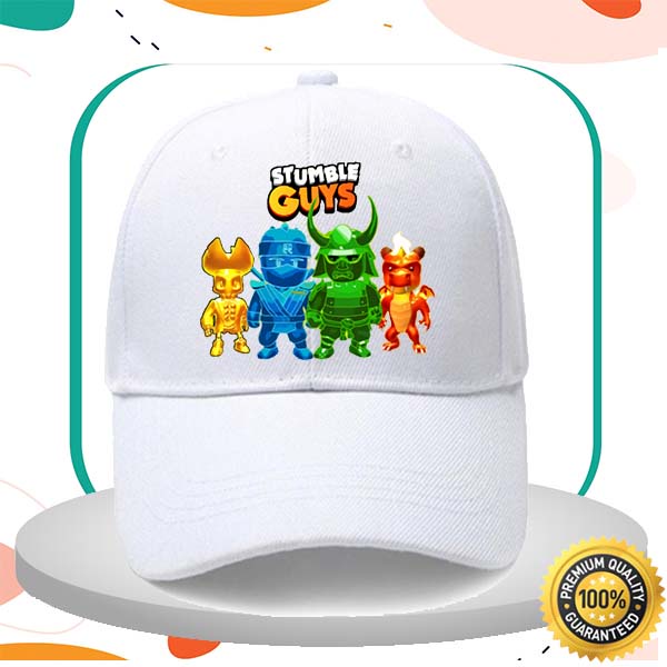 TOPI ANAK ANAK MOTIF STUMBLE GUYS BASEBALL UNISEX