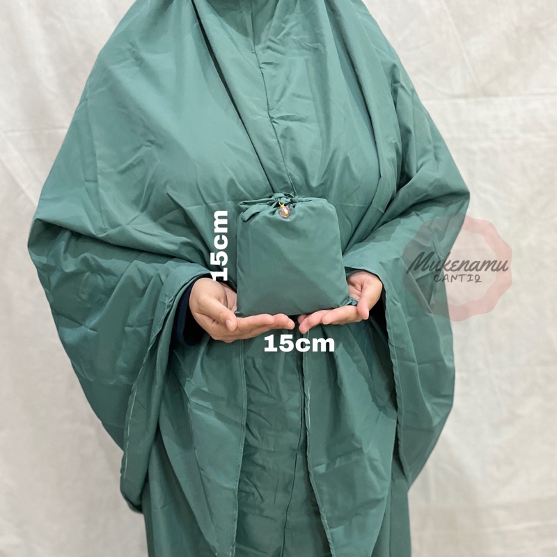 Mukena Mini Travel 2in1 Parasut Korea