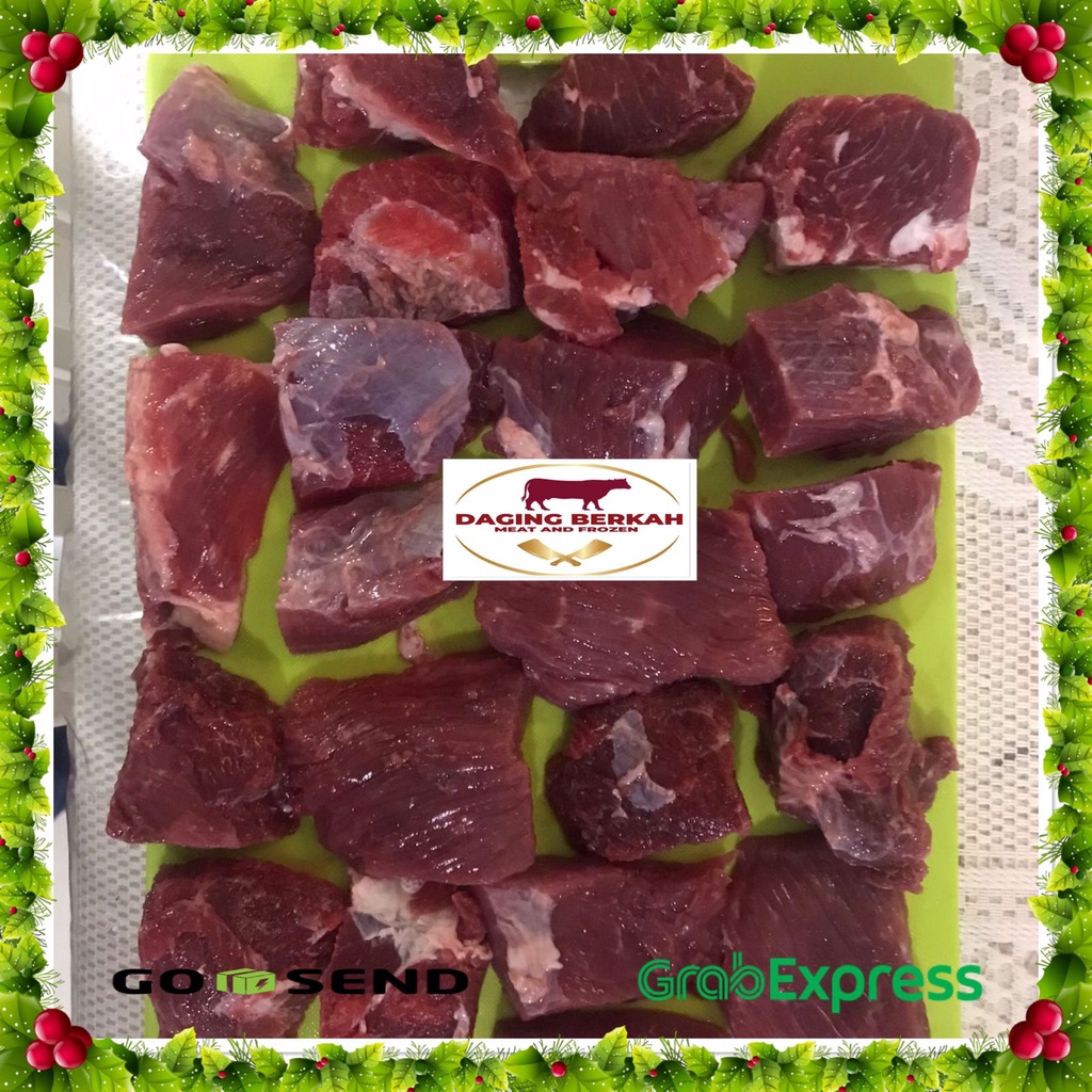

Daging Semur 1kg/Daging Blade/Daging Rump/Daging import/Daging beku/Daging Kerbau/Makana Beku/Rp.98.000