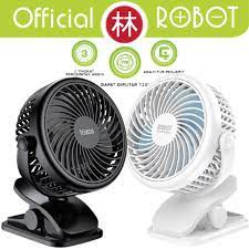 ROBOT mini fan RT-BF10 black  cleanable usb fan