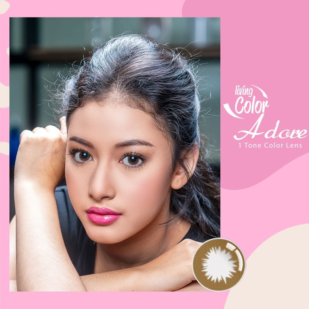 SOFTLENS LIVING COLOR ADORE MINUS (-0.50 s/d -2.75) BY IRISLAB