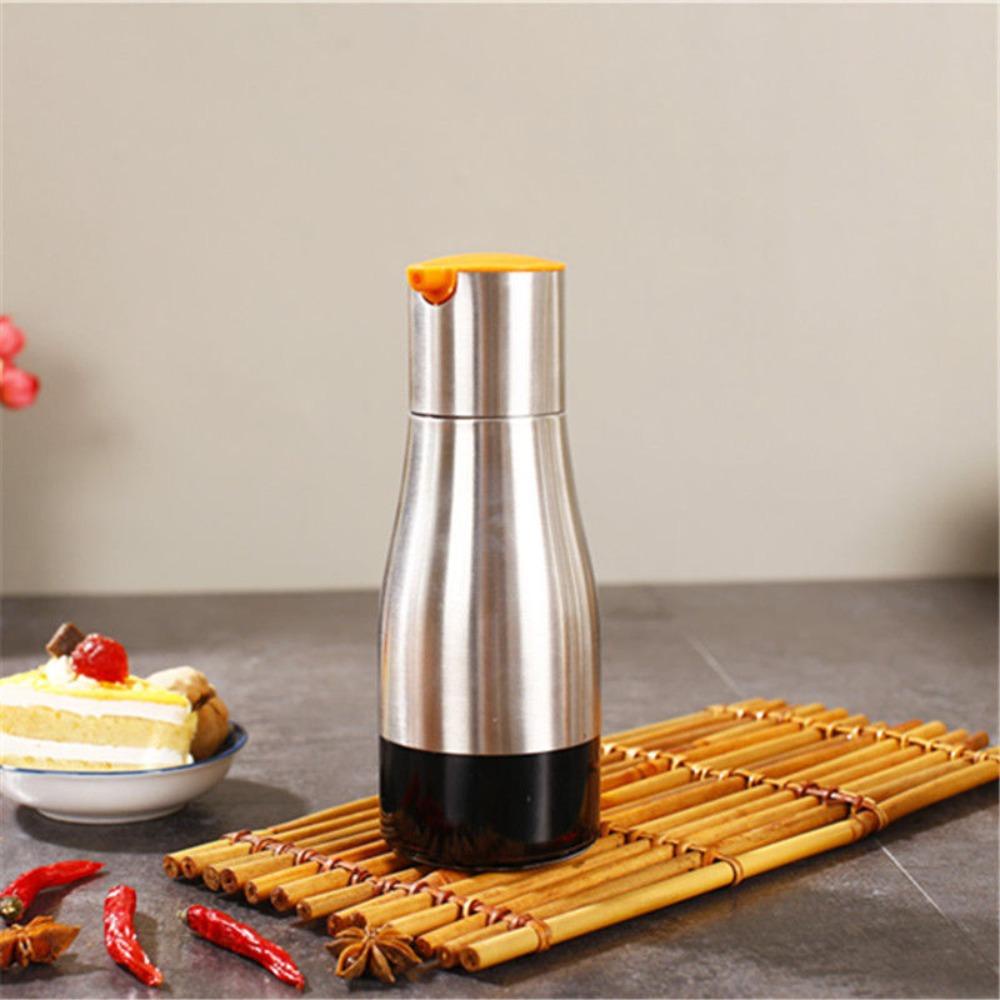 R-FLOWER Botol Spray Minyak Zaitun BBQ Alat Masak Oilcan Camping Cookware Tool Storage Box Botol Bumbu