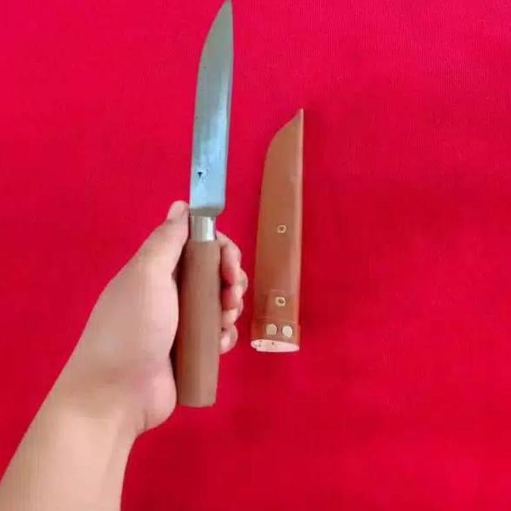 Buy here--Pisau baja asli/Pisau durian/Pisau garpu daging bahan per asli banten