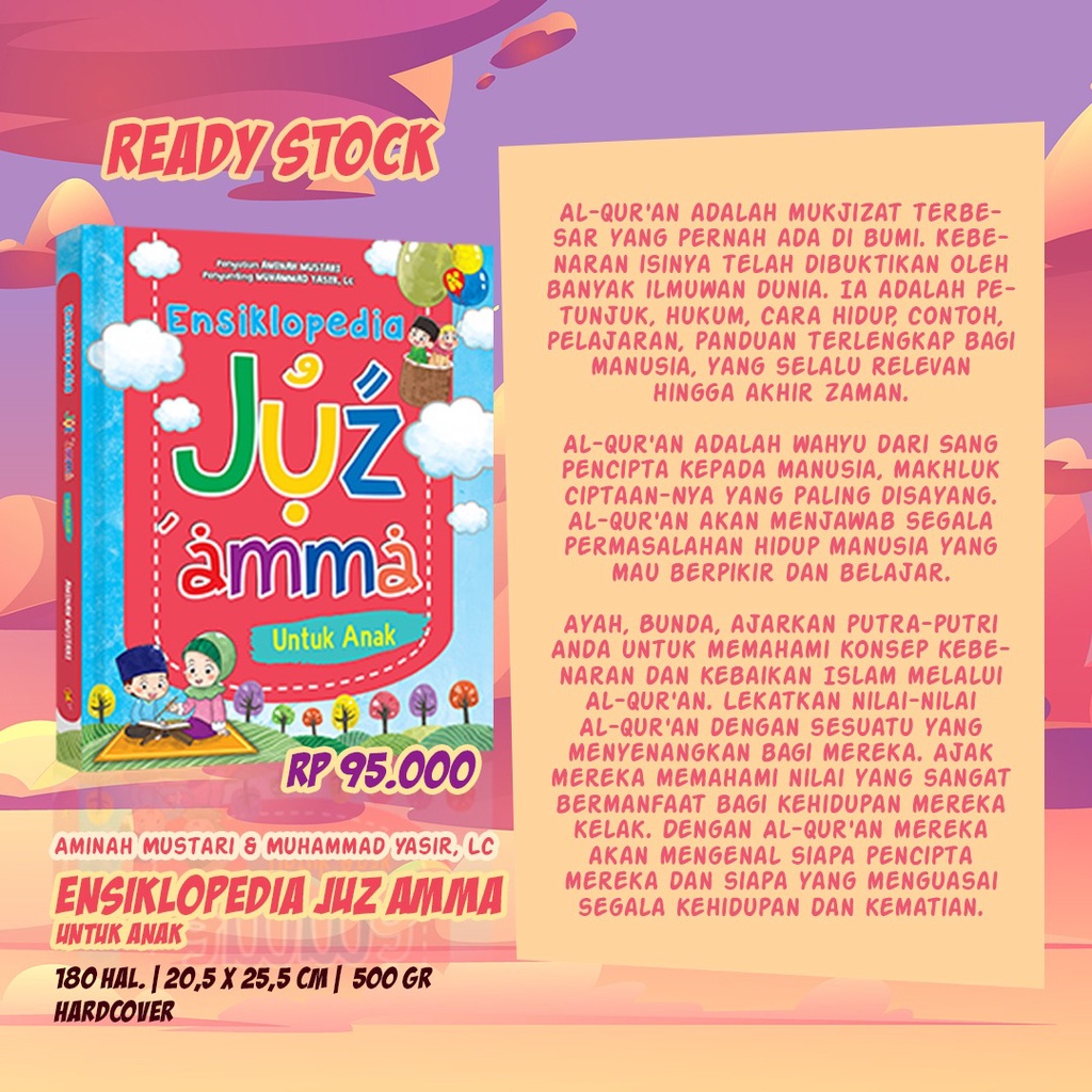 Buku Ensiklopedi Juz Amma untuk Anak | Terjemah &amp; Latin | Pustaka Al-Kautsar