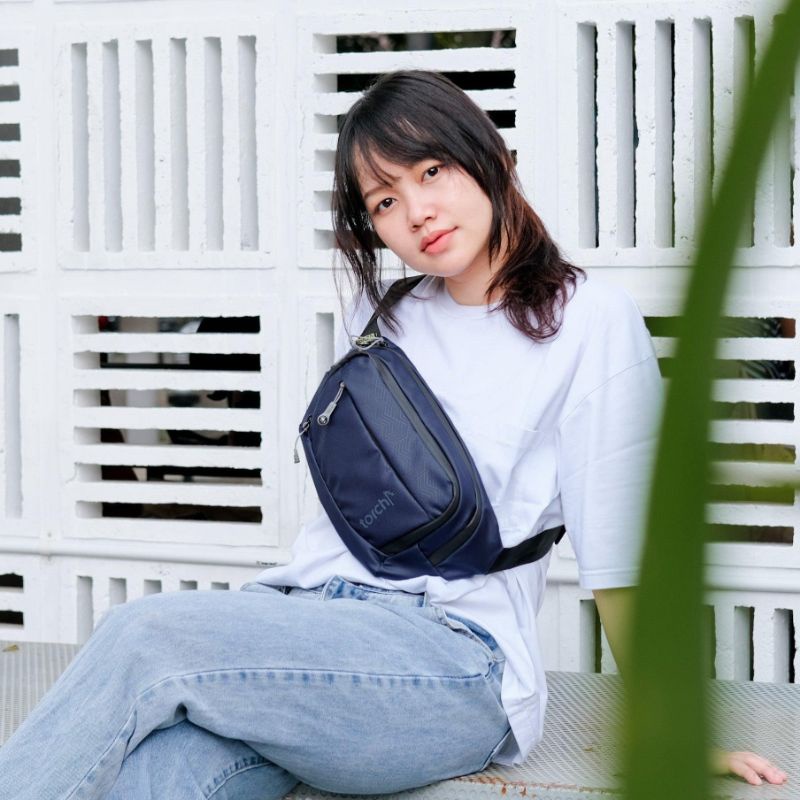 Tas Waistbag Torch Original Aichi Grey