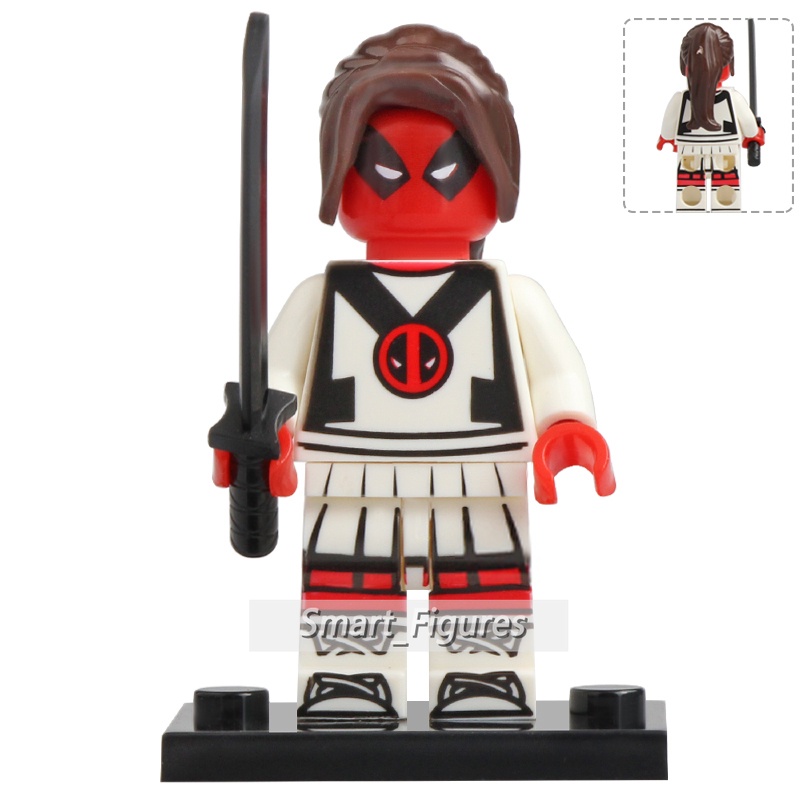 Mainan Action Figure Deadpool Seri Doctor Samurai Painter Punk Marvel Mini WM6050 Untuk Hadiah