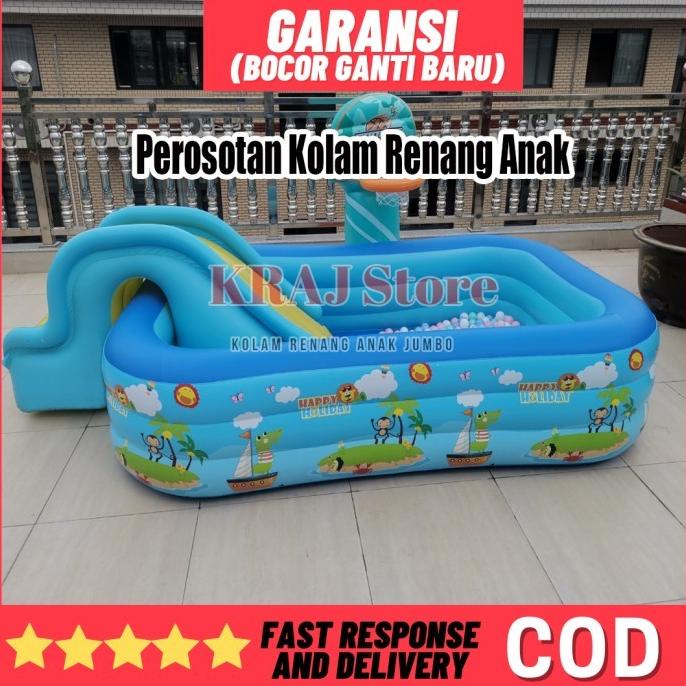 Kolam Renang Anak Perosotan Playground Jumbo