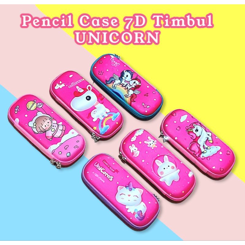 

Case Tempat Pensil 7D / 8D Gambar Timbul Resleting Banyak Motif Karakter Kartun