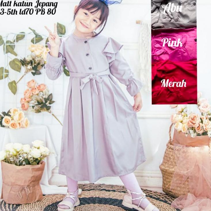 {BSB.18Oc22ᵂ} DeuLis Gamis Anak Perempuan new born "Naisya" Keren