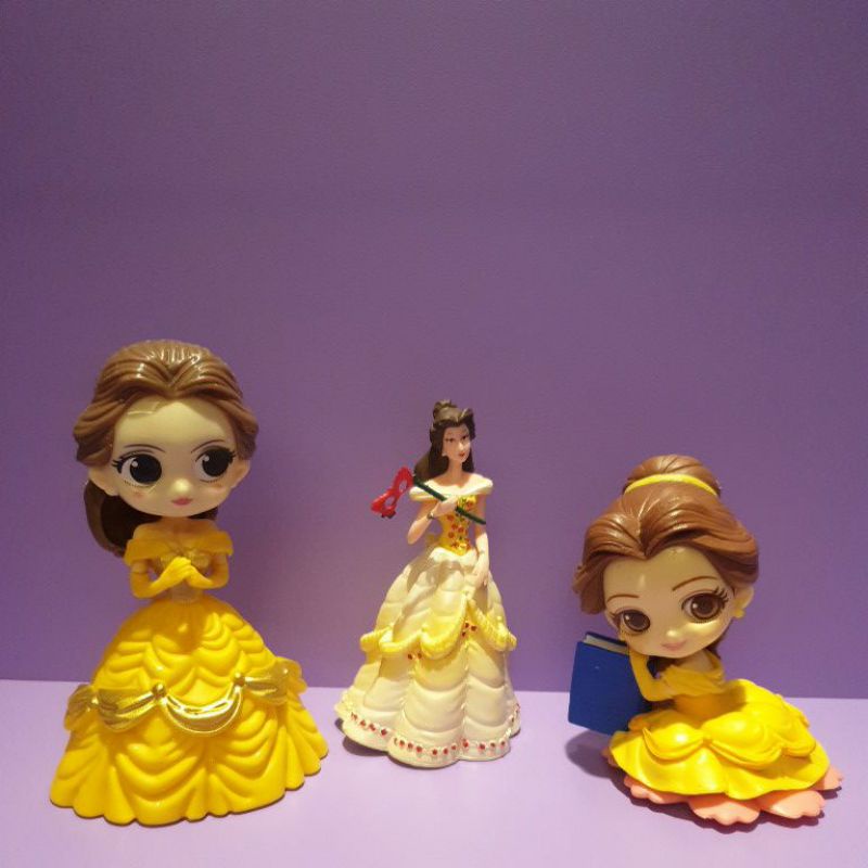 Princess Belle/ topper kue princess belle/  beauty and the beast mainan princess belle