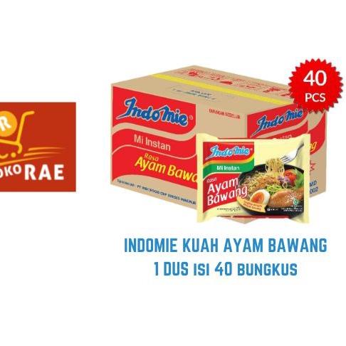 

Terbaru dan terlaris Indomie Ayam Bawang 1 dus isi 40 bungkus 