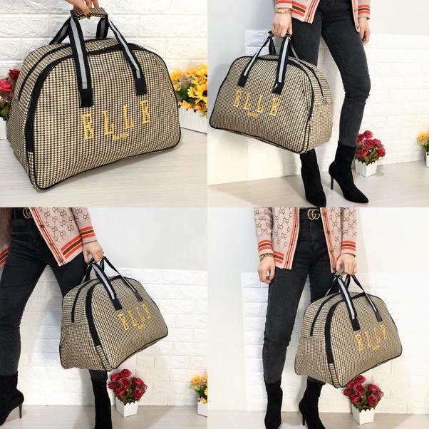 TAS TRAVEL BAG ELLE TAS KOPER IMPORT BATAM TAS GYM {TBK.22Oc22ᶜ}